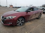 2016 Nissan Maxima 3.5s Burgundy vin: 1N4AA6AP3GC396293