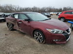 2016 Nissan Maxima 3.5s Burgundy vin: 1N4AA6AP3GC396293