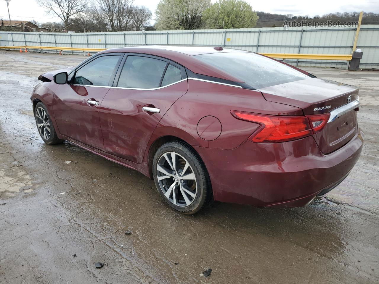 2016 Nissan Maxima 3.5s Maroon vin: 1N4AA6AP3GC400455