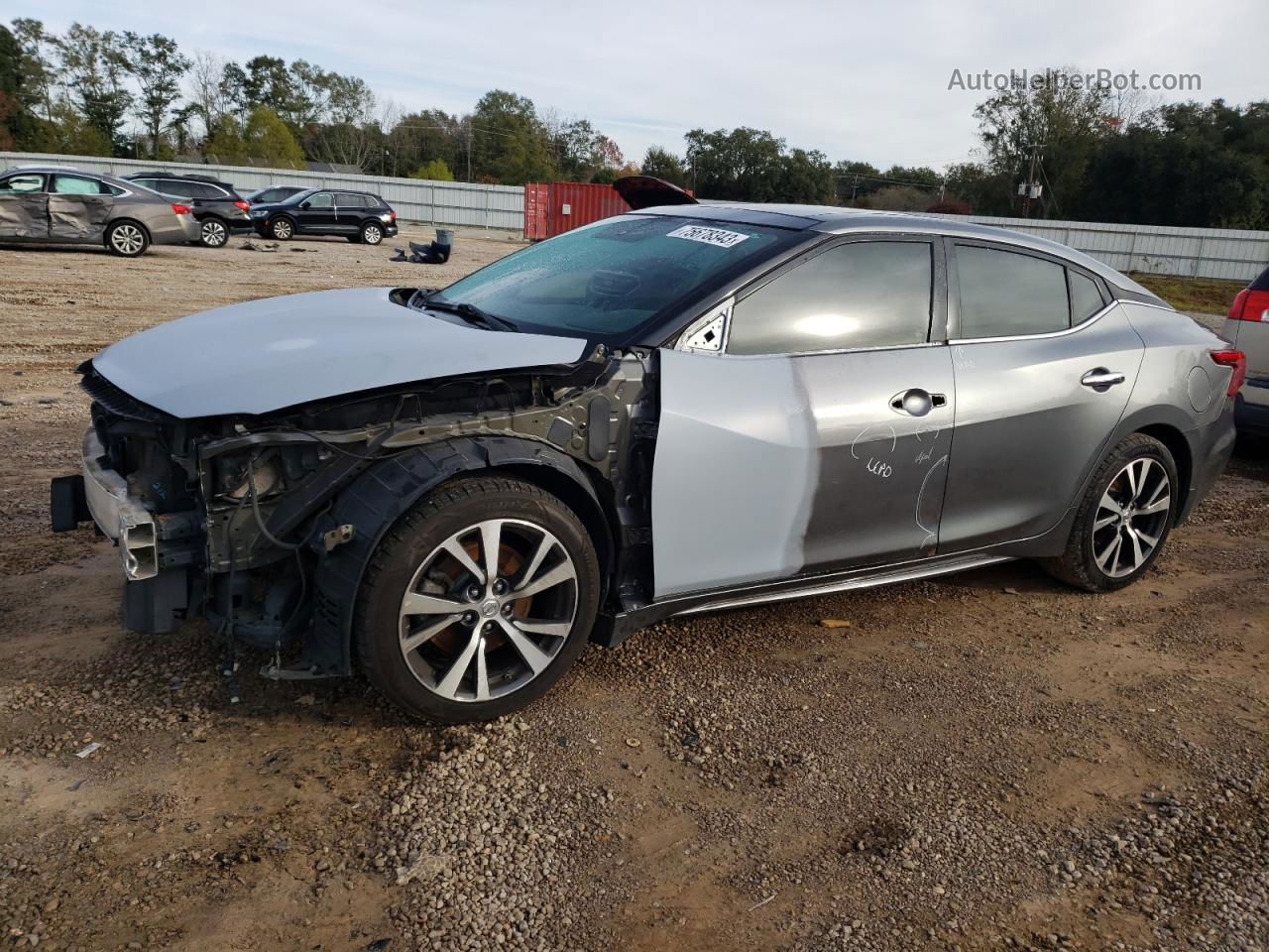 2016 Nissan Maxima 3.5s Gray vin: 1N4AA6AP3GC409690