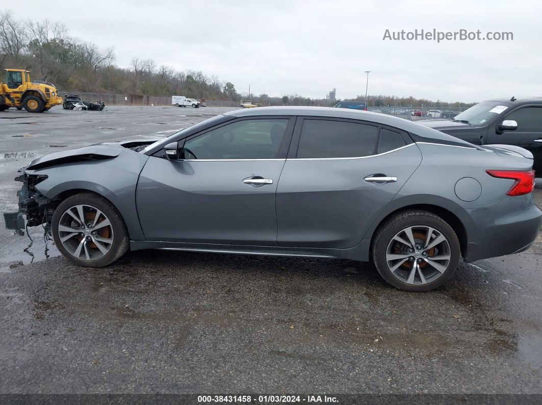 2016 Nissan Maxima 3.5 Sv Gray vin: 1N4AA6AP3GC415909