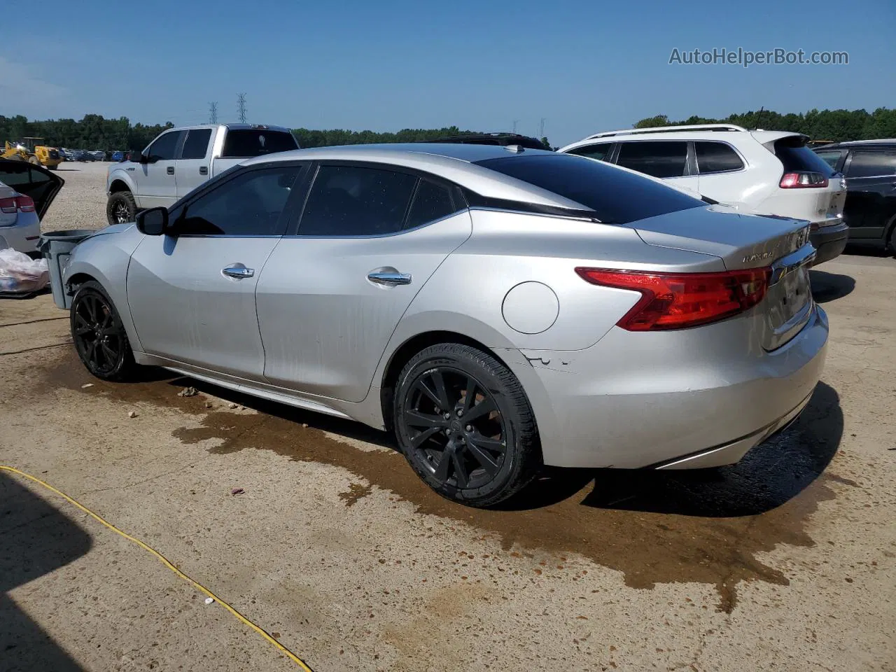 2016 Nissan Maxima 3.5s Silver vin: 1N4AA6AP3GC441202