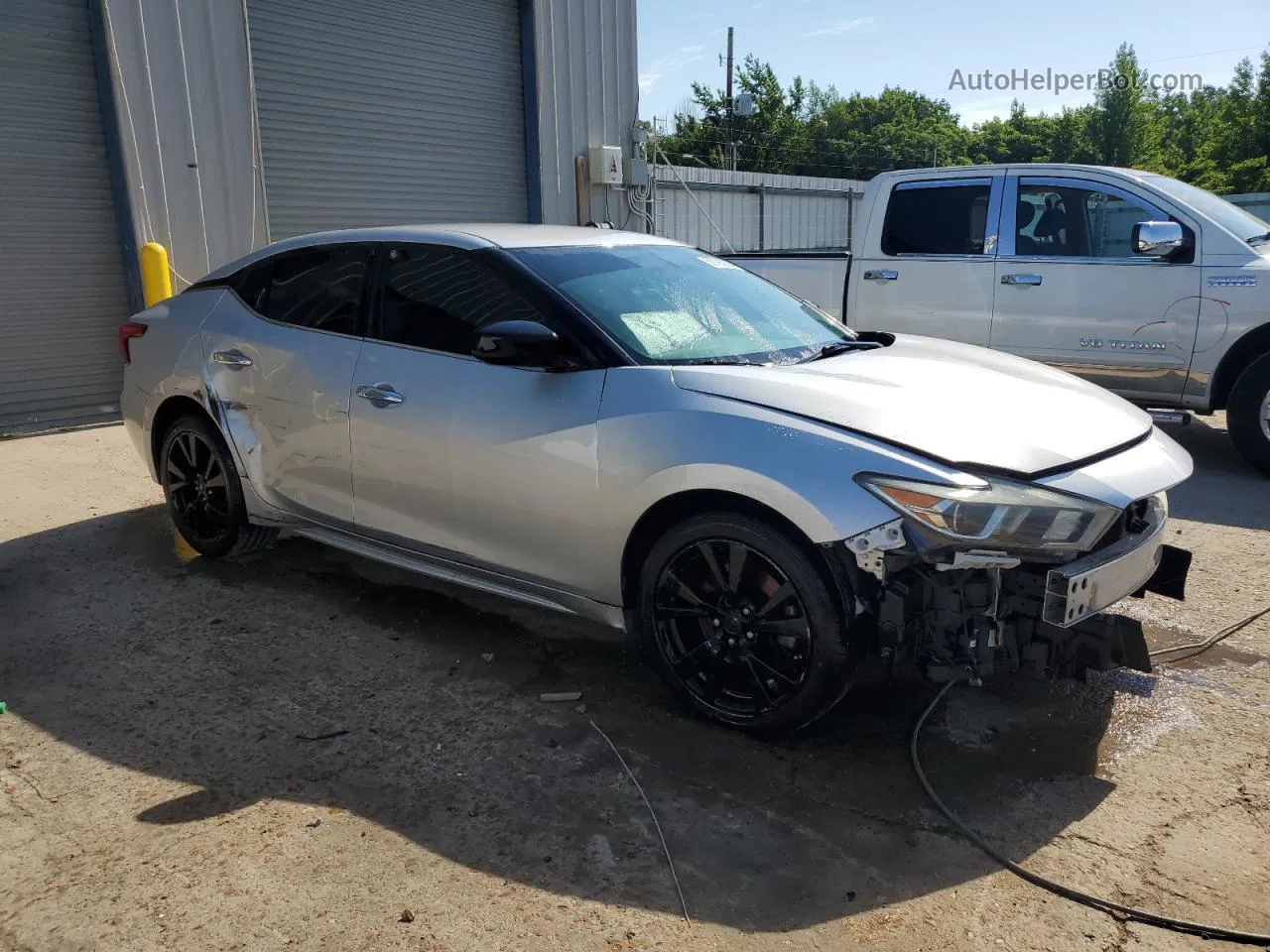 2016 Nissan Maxima 3.5s Silver vin: 1N4AA6AP3GC441202