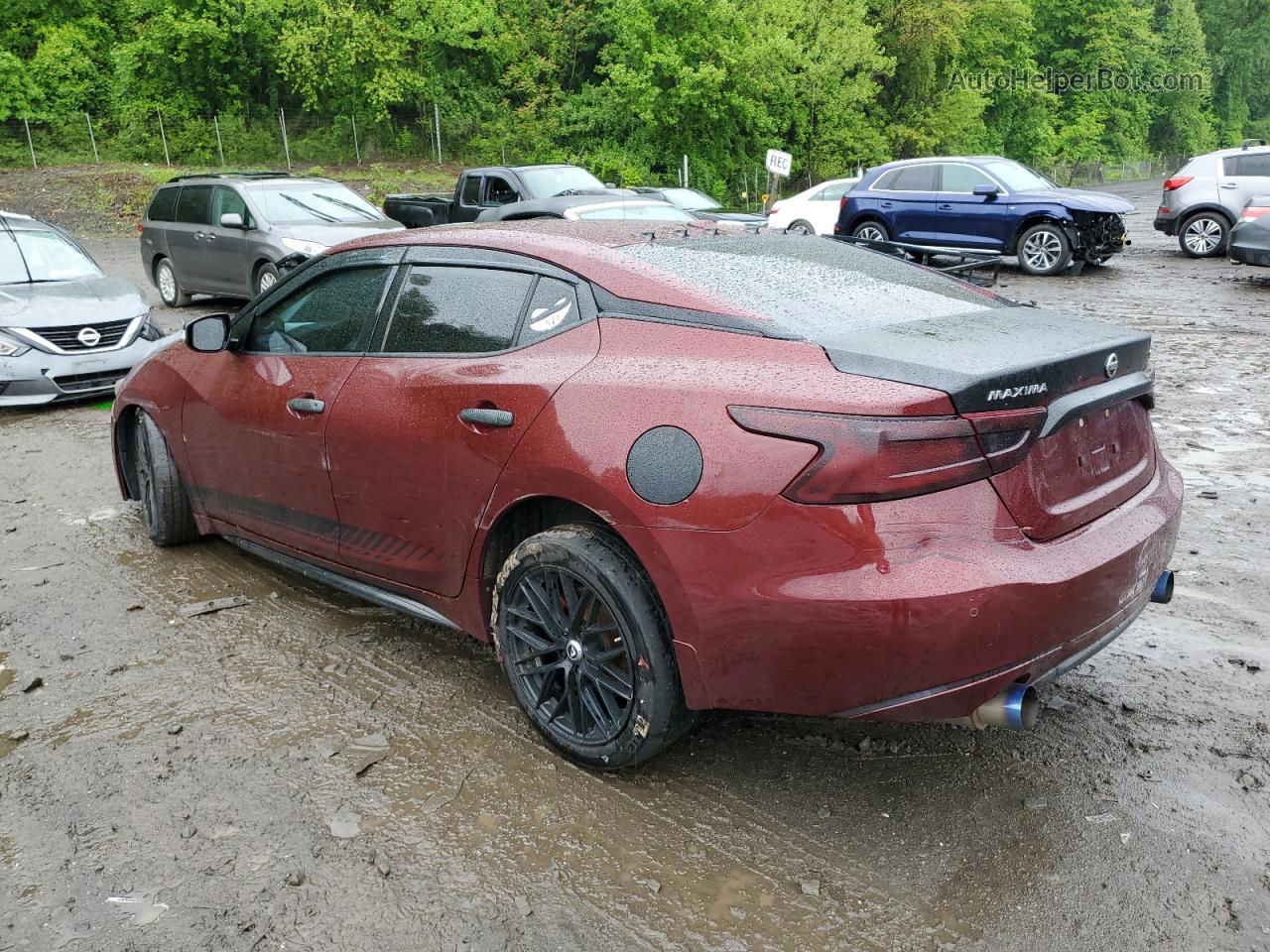 2016 Nissan Maxima 3.5s Maroon vin: 1N4AA6AP3GC449882