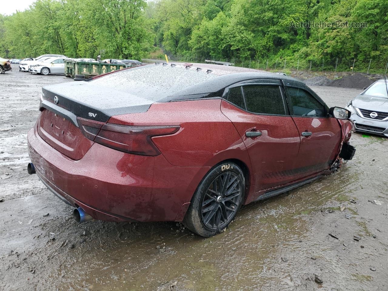 2016 Nissan Maxima 3.5s Maroon vin: 1N4AA6AP3GC449882