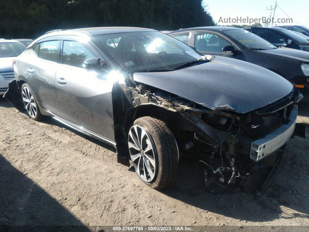 2017 Nissan Maxima 3.5 Sr Gray vin: 1N4AA6AP3HC373937