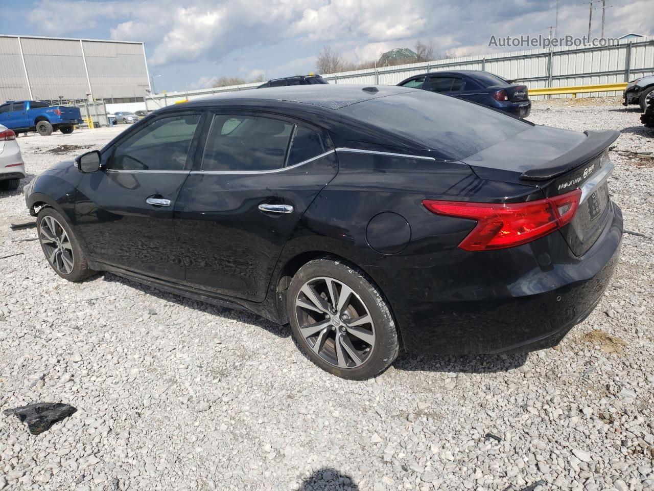 2017 Nissan Maxima 3.5s Черный vin: 1N4AA6AP3HC376580