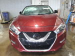 2017 Nissan Maxima 3.5s Maroon vin: 1N4AA6AP3HC380371