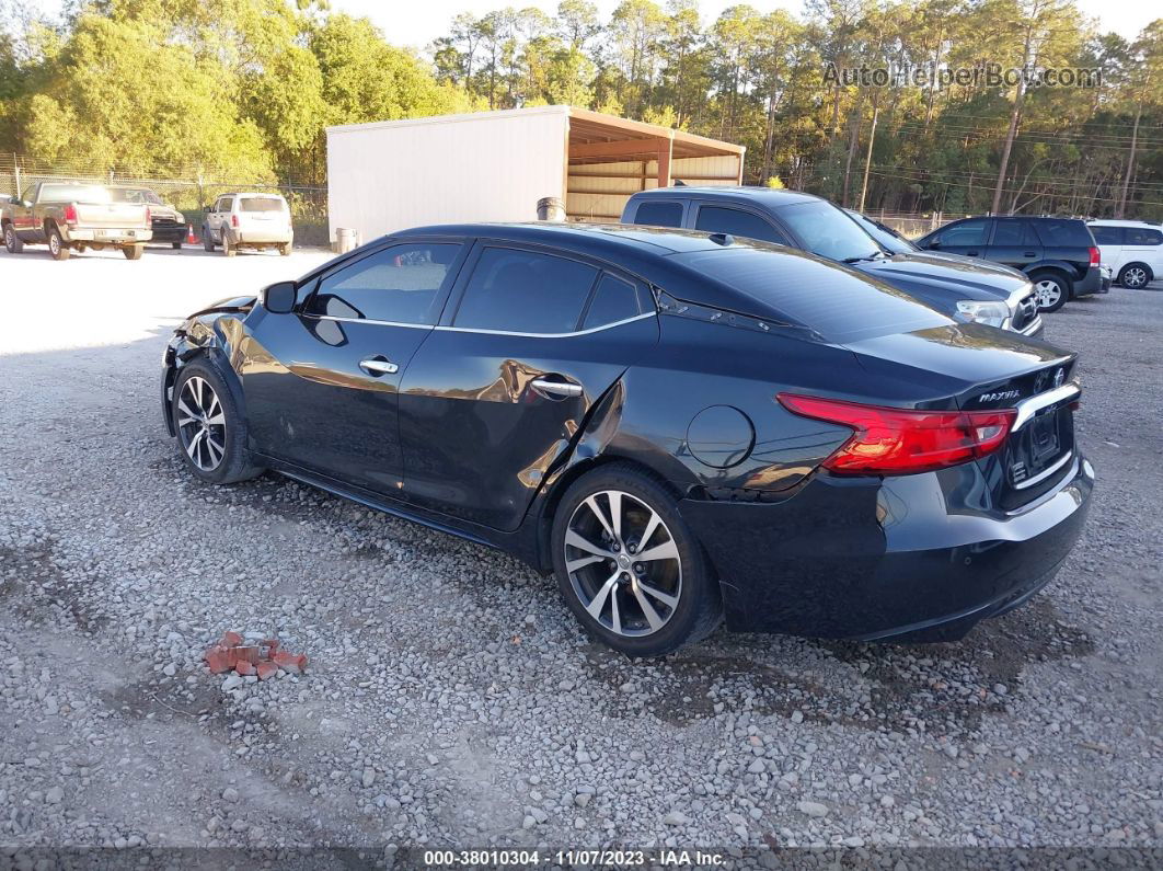 2017 Nissan Maxima 3.5 Sl Black vin: 1N4AA6AP3HC382069