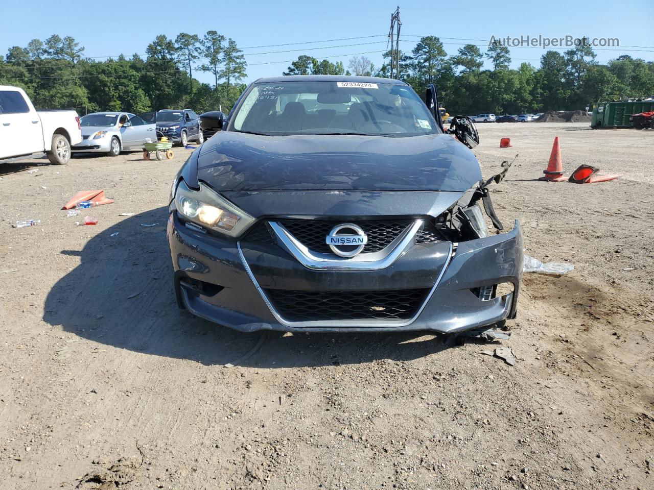 2017 Nissan Maxima 3.5s Blue vin: 1N4AA6AP3HC386431