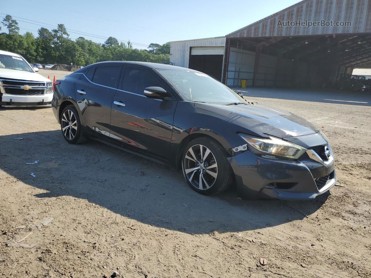 2017 Nissan Maxima 3.5s Blue vin: 1N4AA6AP3HC386431