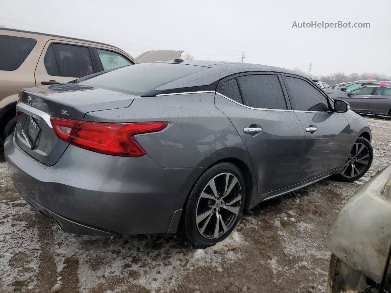 2017 Nissan Maxima 3.5s Gray vin: 1N4AA6AP3HC401588