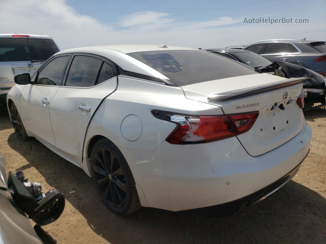 2017 Nissan Maxima 3.5s White vin: 1N4AA6AP3HC404913