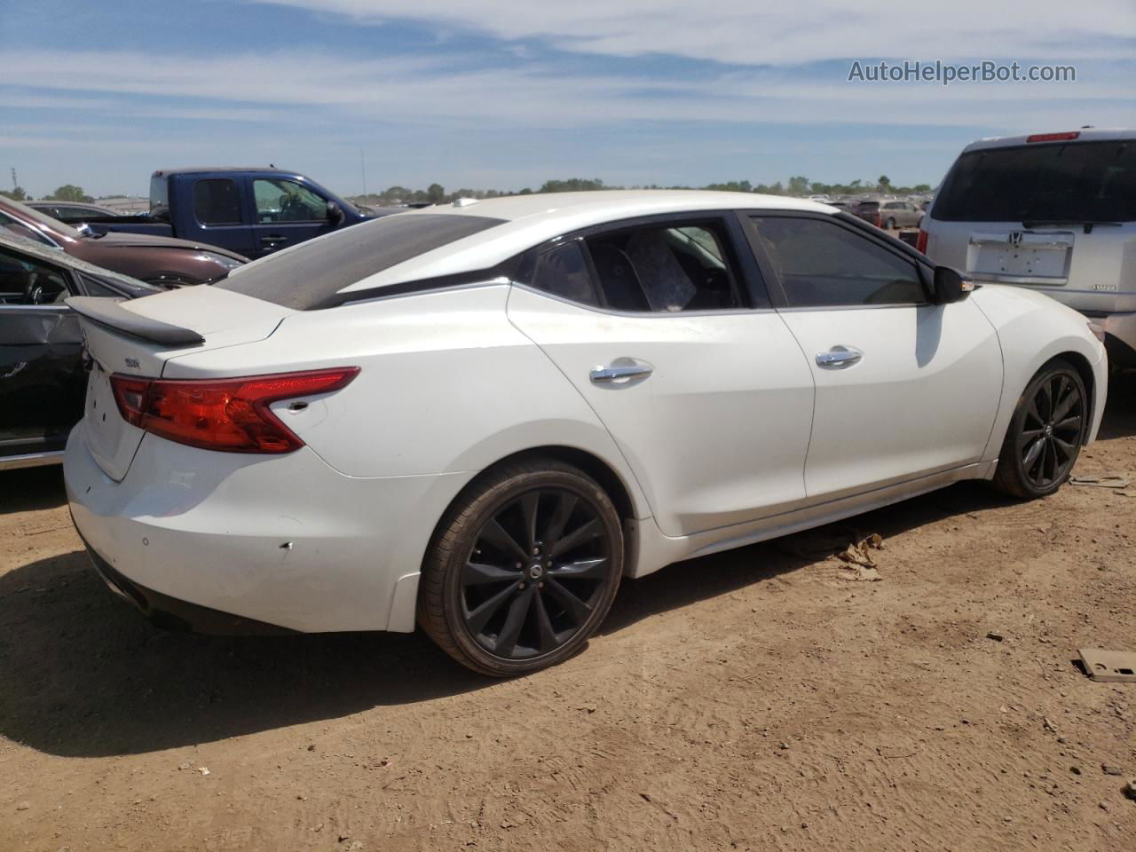 2017 Nissan Maxima 3.5s White vin: 1N4AA6AP3HC404913