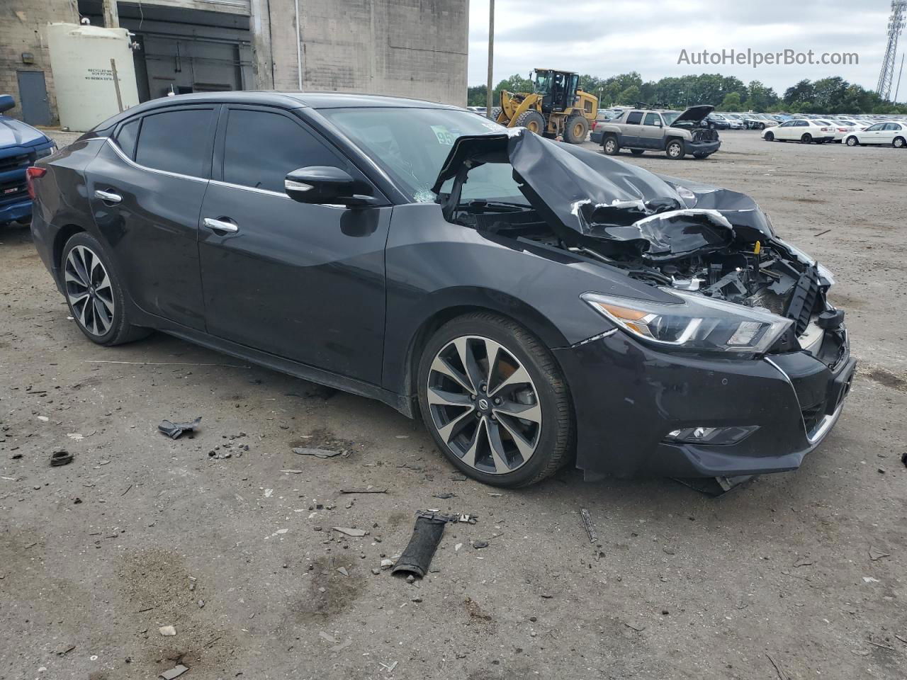 2017 Nissan Maxima 3.5s Черный vin: 1N4AA6AP3HC408332