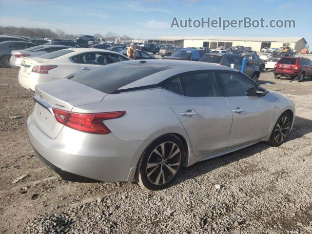 2017 Nissan Maxima 3.5s Silver vin: 1N4AA6AP3HC422201