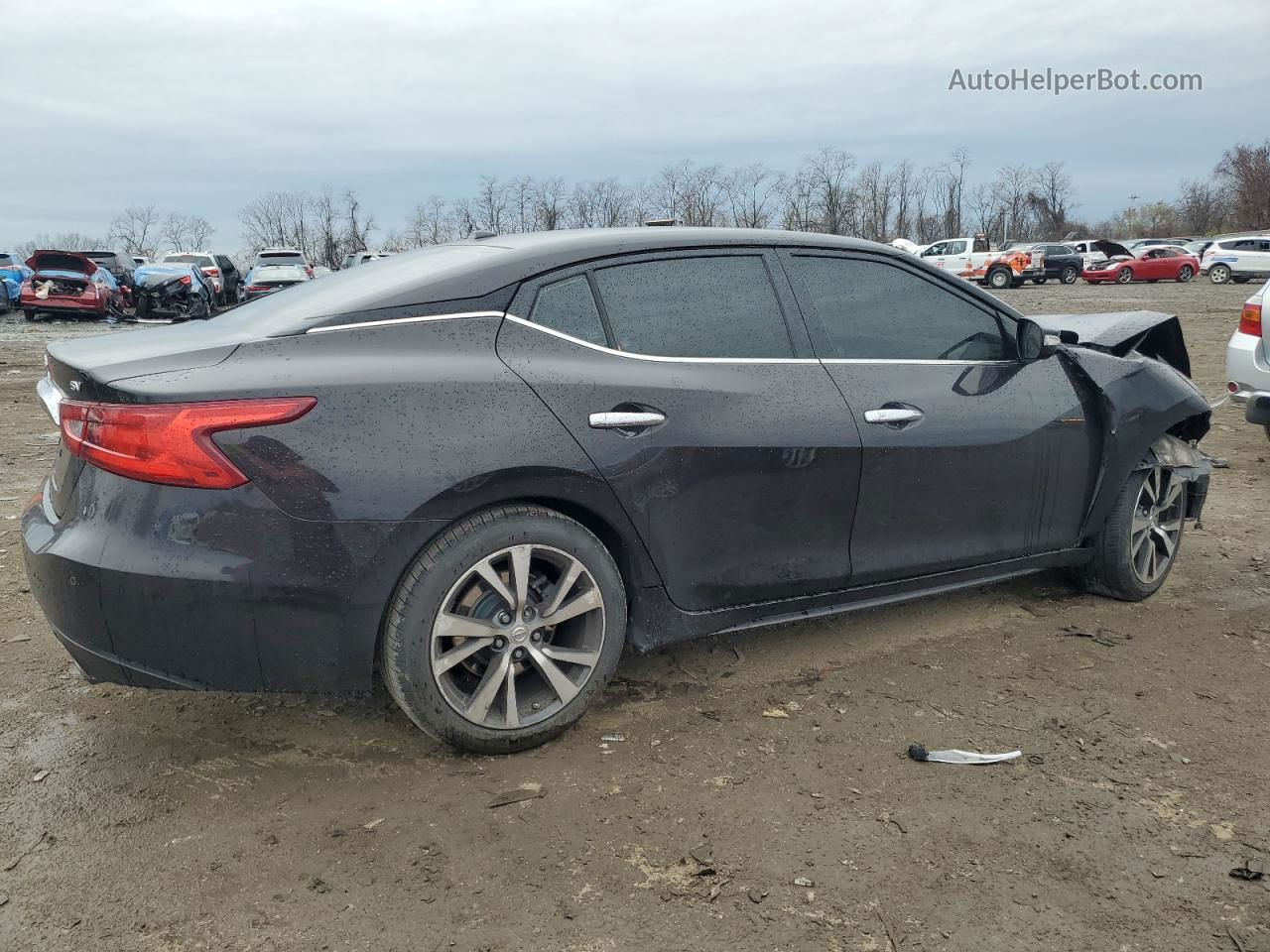 2017 Nissan Maxima 3.5s Black vin: 1N4AA6AP3HC428984