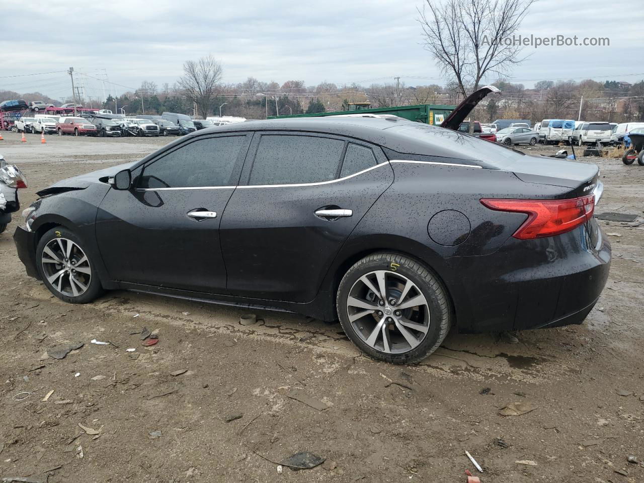 2017 Nissan Maxima 3.5s Black vin: 1N4AA6AP3HC428984