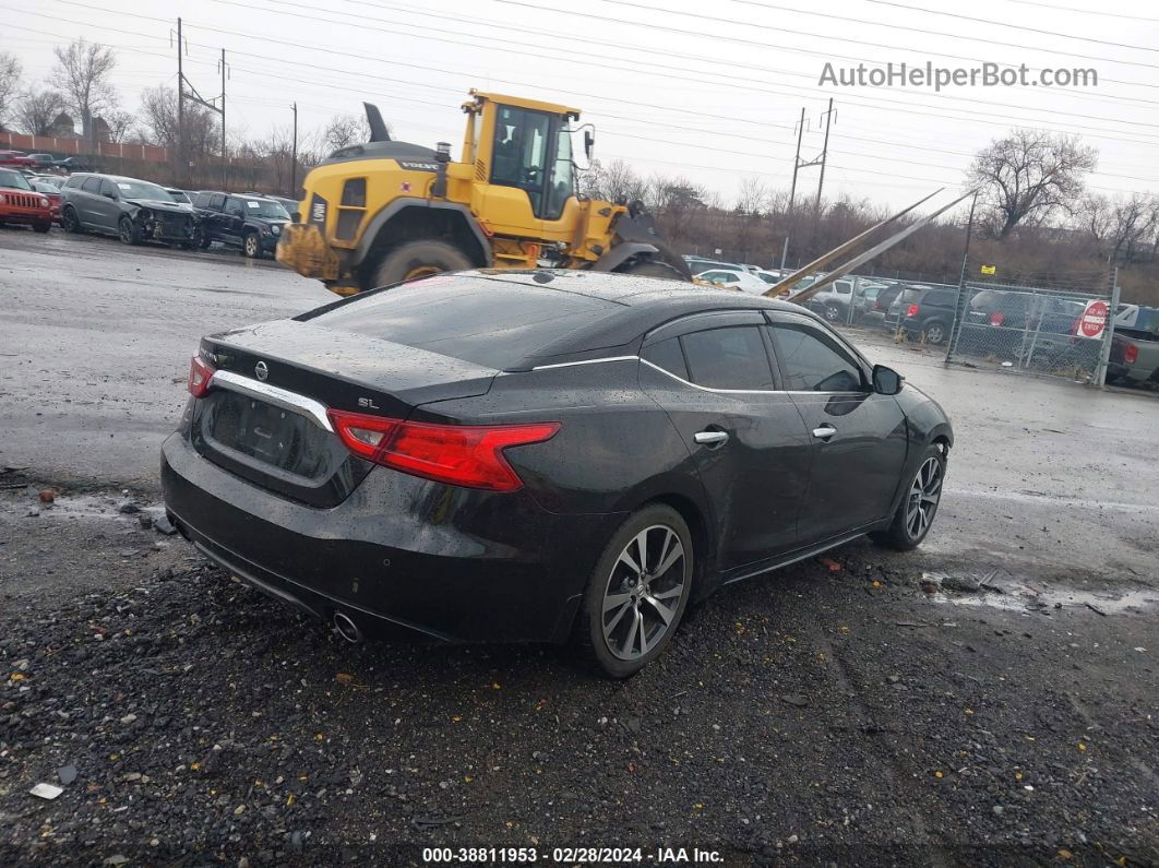 2017 Nissan Maxima 3.5 Sl Black vin: 1N4AA6AP3HC433957