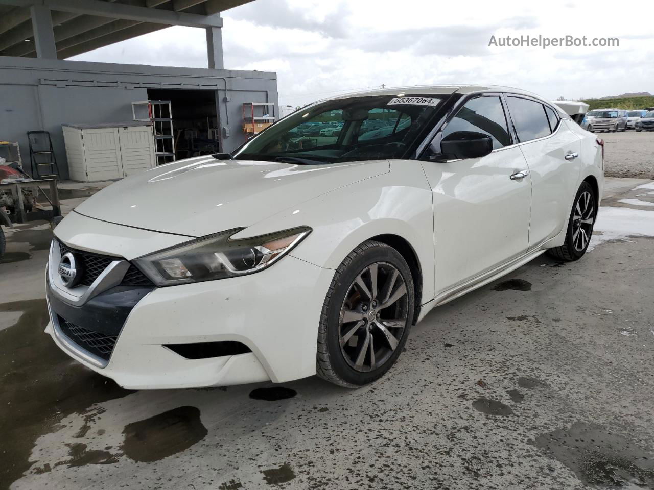 2017 Nissan Maxima 3.5s White vin: 1N4AA6AP3HC434963