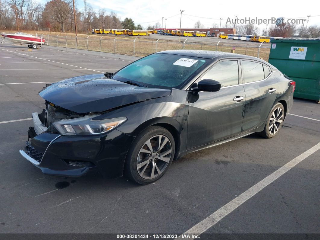 2017 Nissan Maxima 3.5 S Black vin: 1N4AA6AP3HC437796