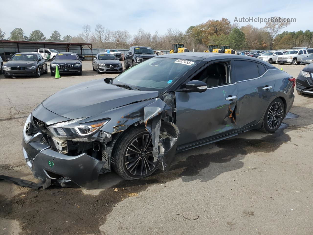 2017 Nissan Maxima 3.5s Gray vin: 1N4AA6AP3HC439306