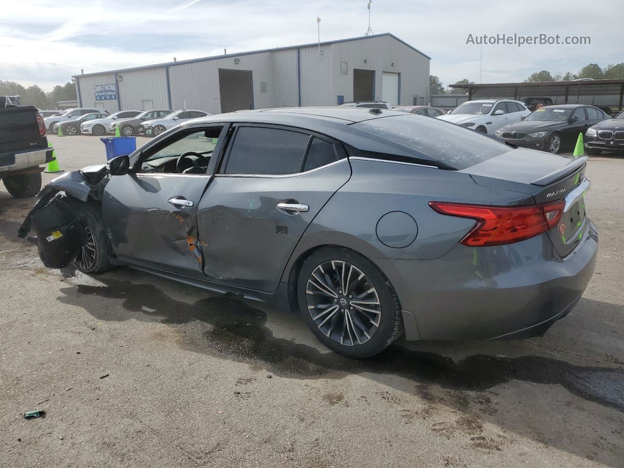 2017 Nissan Maxima 3.5s Gray vin: 1N4AA6AP3HC439306