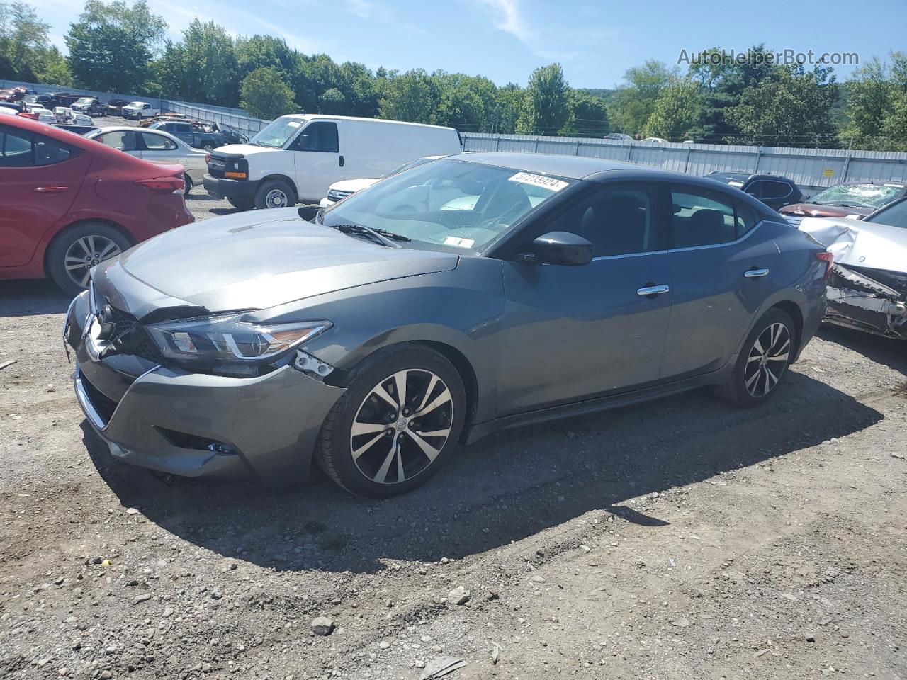 2017 Nissan Maxima 3.5s Charcoal vin: 1N4AA6AP3HC443629