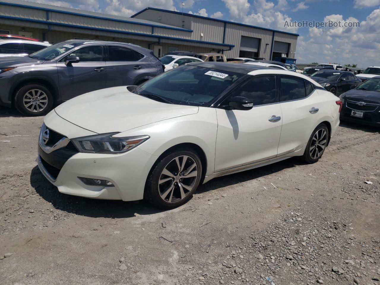 2017 Nissan Maxima 3.5s White vin: 1N4AA6AP3HC446675