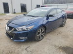 2018 Nissan Maxima 3.5s Blue vin: 1N4AA6AP3JC379355