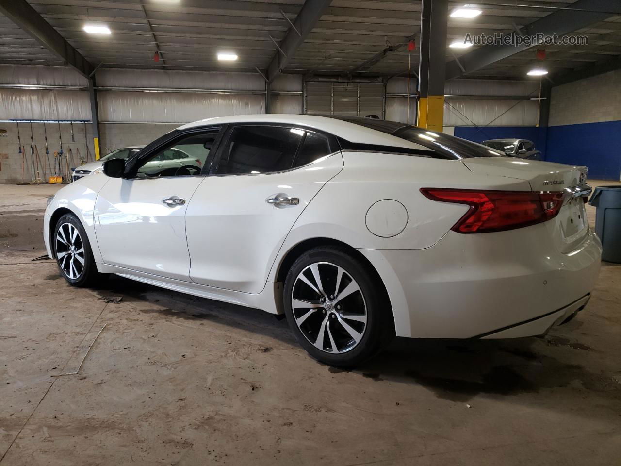 2018 Nissan Maxima 3.5s White vin: 1N4AA6AP3JC401189