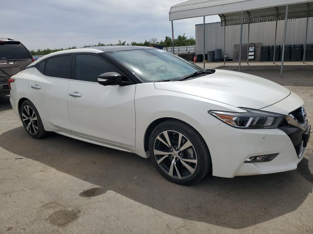 2016 Nissan Maxima 3.5s White vin: 1N4AA6AP4GC375257