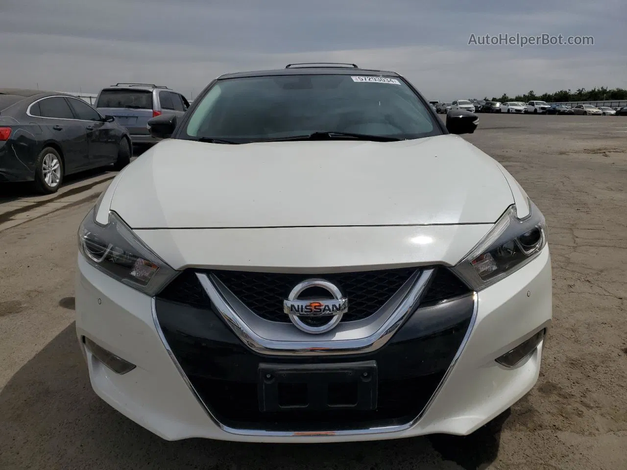 2016 Nissan Maxima 3.5s White vin: 1N4AA6AP4GC375257