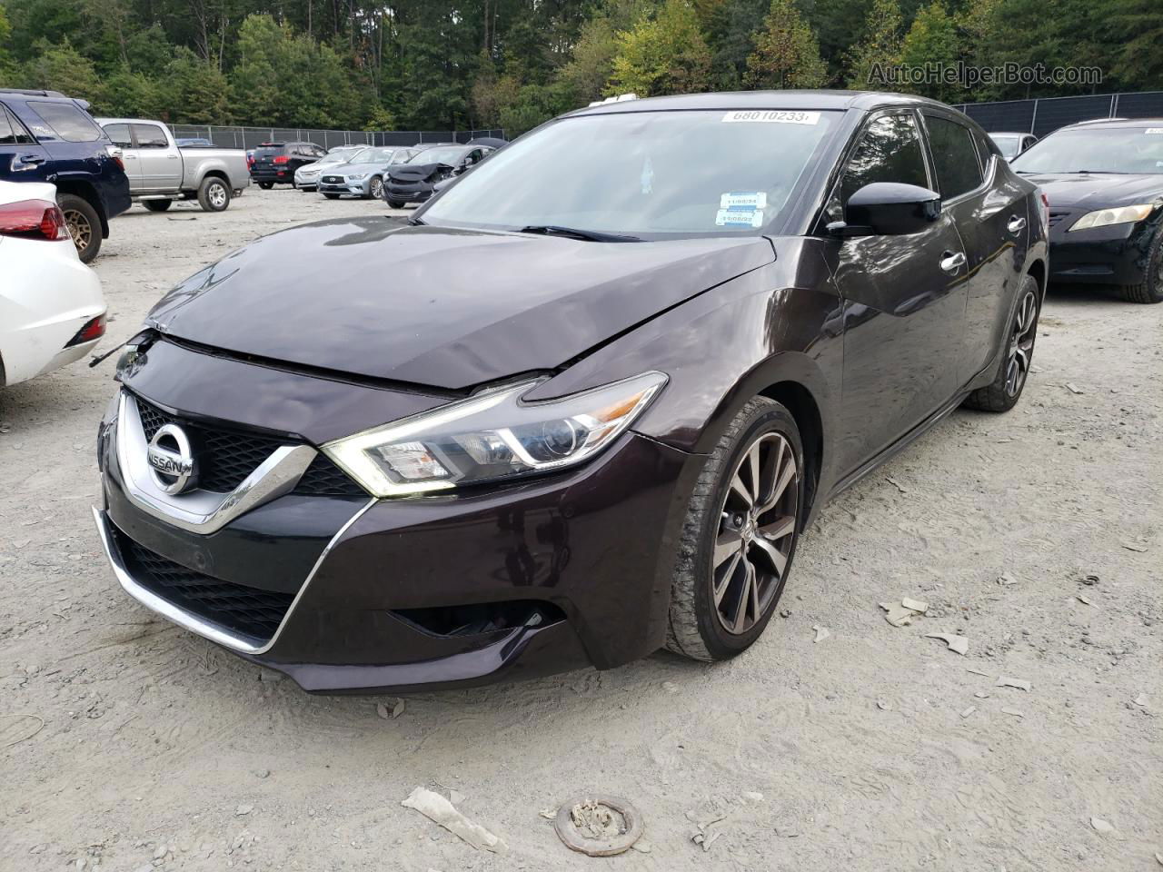 2016 Nissan Maxima 3.5s Burgundy vin: 1N4AA6AP4GC387358