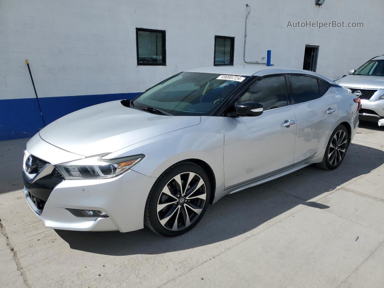 2016 Nissan Maxima 3.5s Серебряный vin: 1N4AA6AP4GC428720