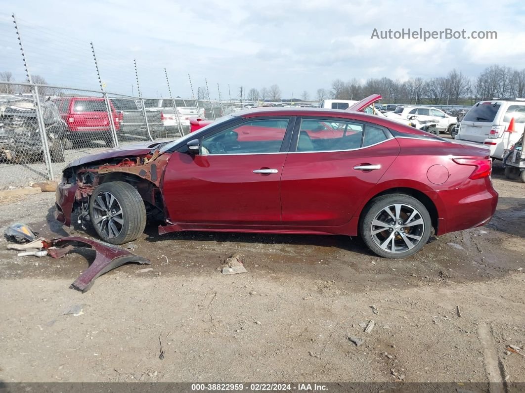 2016 Nissan Maxima 3.5 Sv Burgundy vin: 1N4AA6AP4GC433352