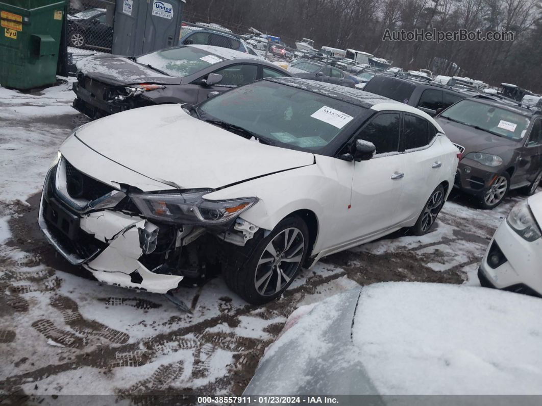 2016 Nissan Maxima 3.5 Sl White vin: 1N4AA6AP4GC436820