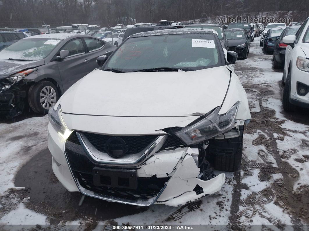 2016 Nissan Maxima 3.5 Sl White vin: 1N4AA6AP4GC436820