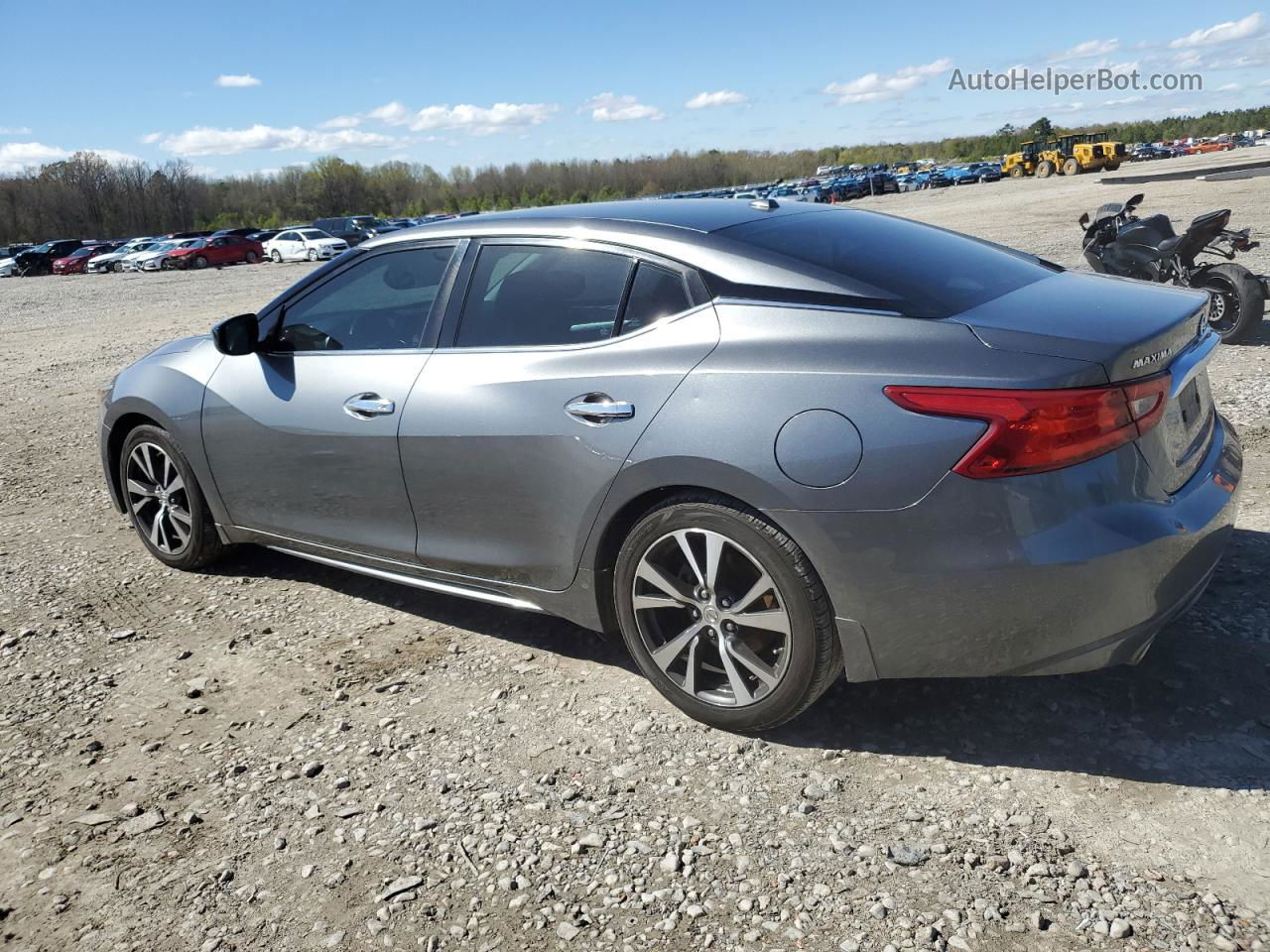 2016 Nissan Maxima 3.5s Gray vin: 1N4AA6AP4GC448580