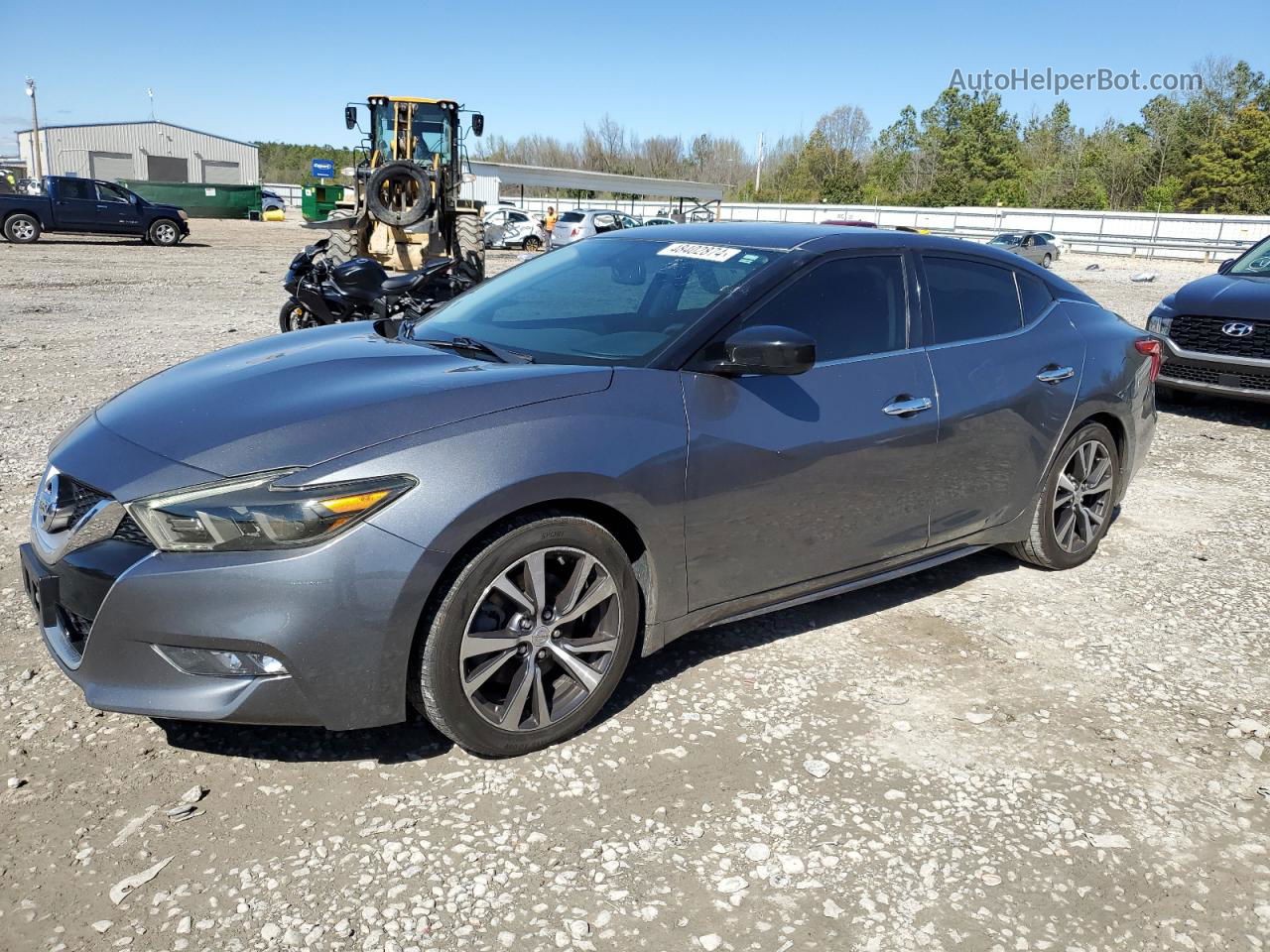 2016 Nissan Maxima 3.5s Gray vin: 1N4AA6AP4GC448580