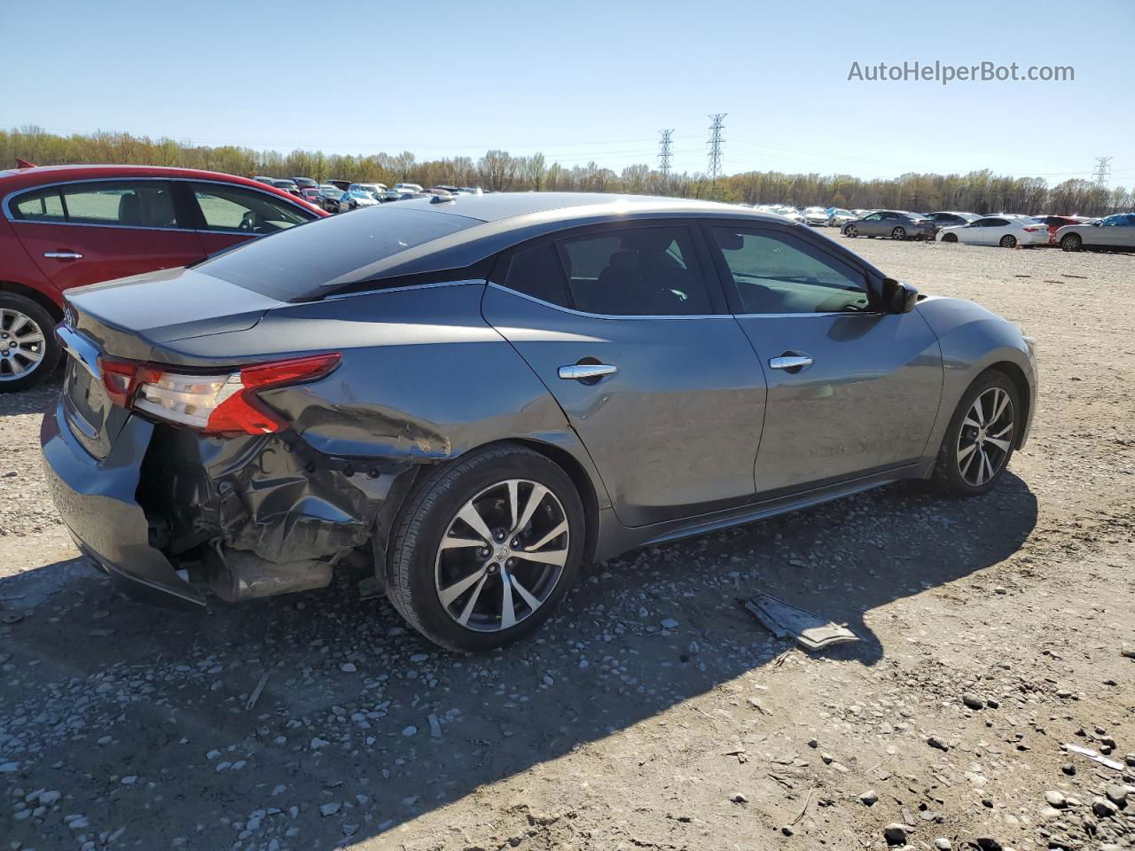 2016 Nissan Maxima 3.5s Gray vin: 1N4AA6AP4GC448580