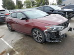 2016 Nissan Maxima 3.5s Burgundy vin: 1N4AA6AP4GC906389