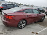 2016 Nissan Maxima 3.5s Burgundy vin: 1N4AA6AP4GC906389