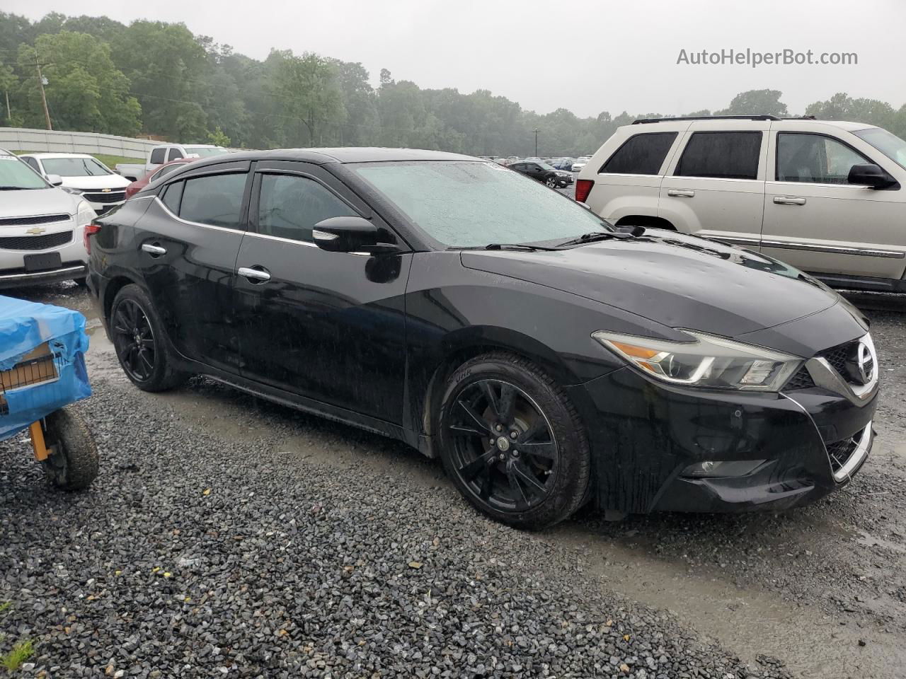 2016 Nissan Maxima 3.5s Black vin: 1N4AA6AP4GC907591