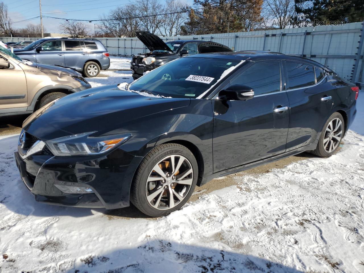 2017 Nissan Maxima 3.5s Black vin: 1N4AA6AP4HC374546