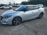 2017 Nissan Maxima 3.5s Silver vin: 1N4AA6AP4HC378905