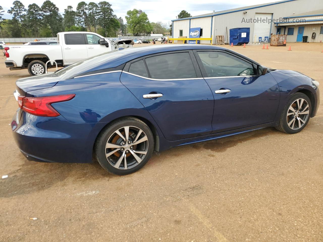 2017 Nissan Maxima 3.5s Blue vin: 1N4AA6AP4HC379374