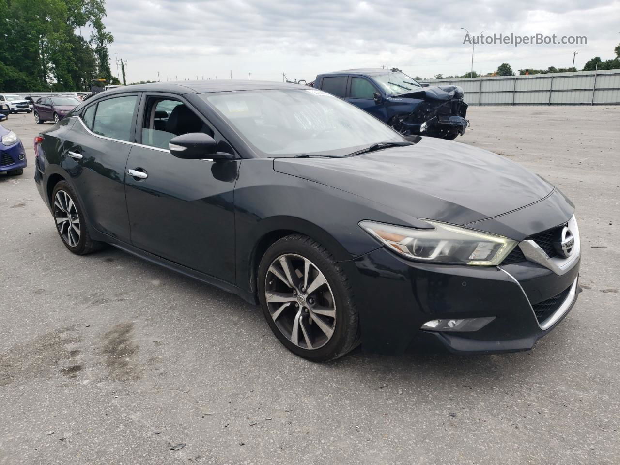 2017 Nissan Maxima 3.5s Black vin: 1N4AA6AP4HC381495