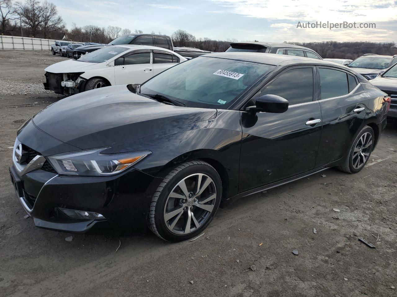 2017 Nissan Maxima 3.5s Black vin: 1N4AA6AP4HC398698