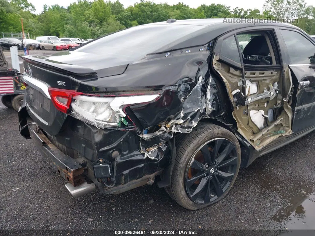 2017 Nissan Maxima 3.5 Sr Black vin: 1N4AA6AP4HC402877